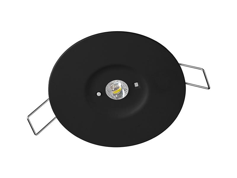 Panlux CARPO CORRIDOR LED vestavné nouzové svítidlo 3W 3h, černá
