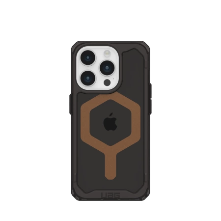 Pouzdro UAG Plyo MagSafe pro iPhone 15 Pro - černé a hnědé