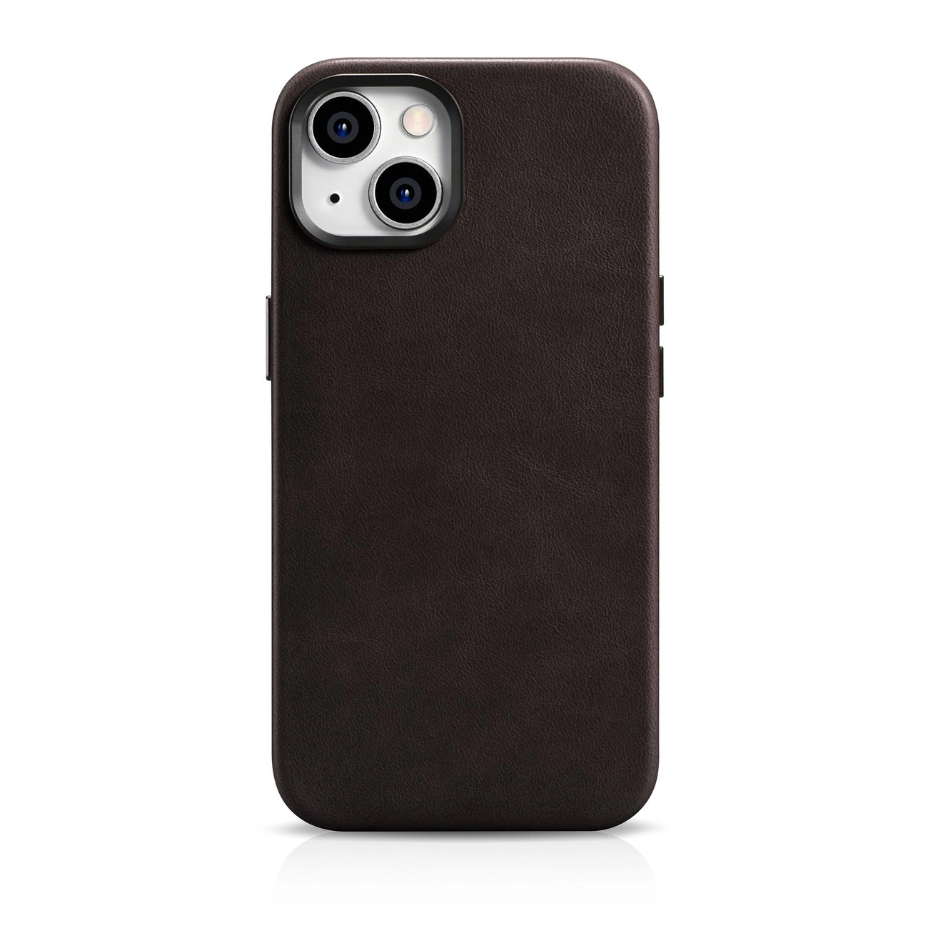 iCarer Oil Wax Premium Leather Case magnetické pouzdro pro iPhone 14 Plus s MagSafe hnědé (WMI14220703-BN)