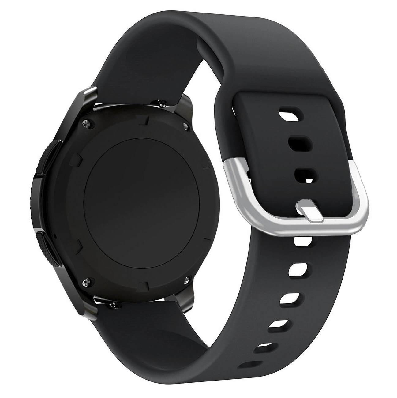 Hurtel Silikonový řemínek TYS smartwatch band universal 22mm black