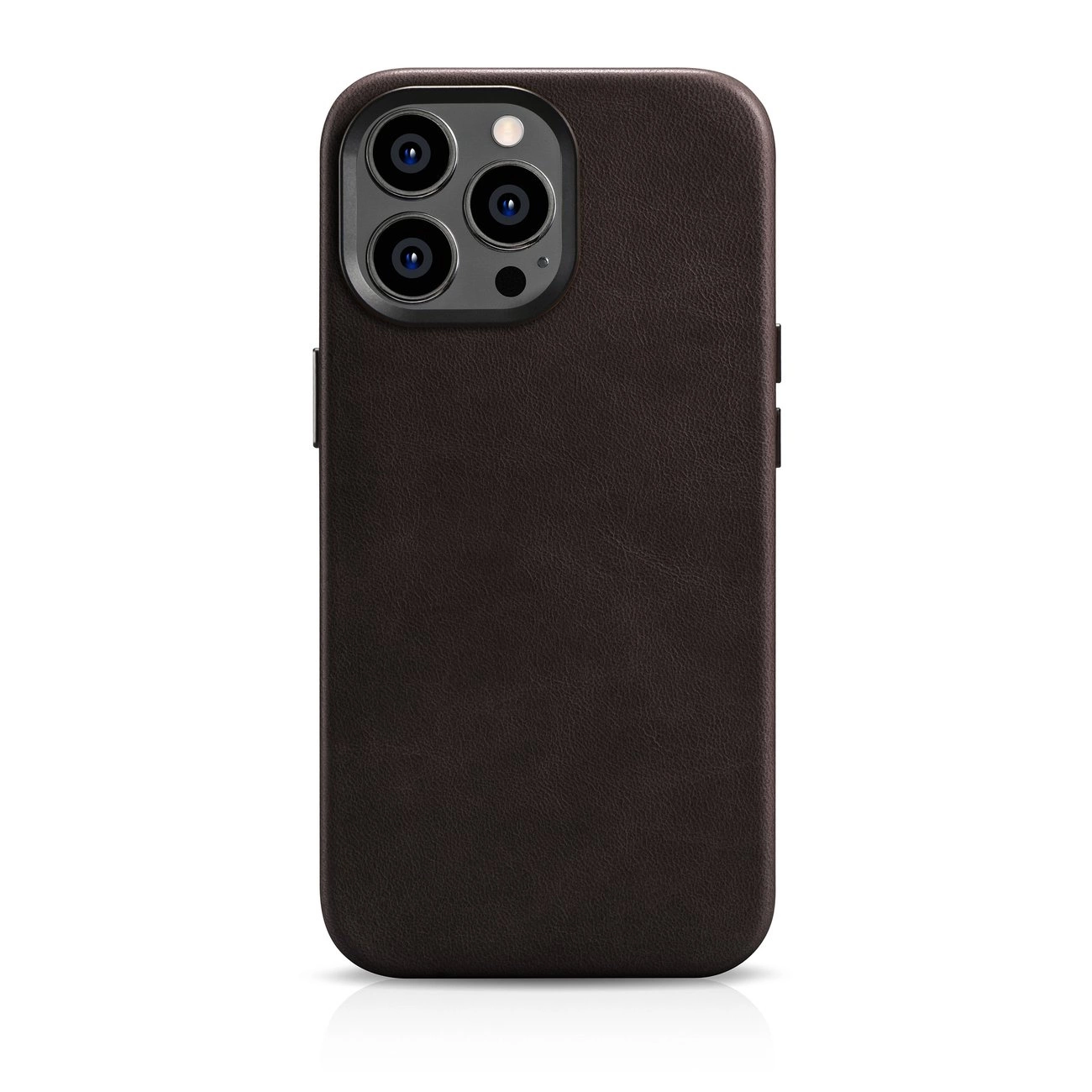 iCarer Oil Wax Premium Leather Case magnetické pouzdro pro iPhone 14 Pro Max s MagSafe hnědé (WMI14220704-BN)