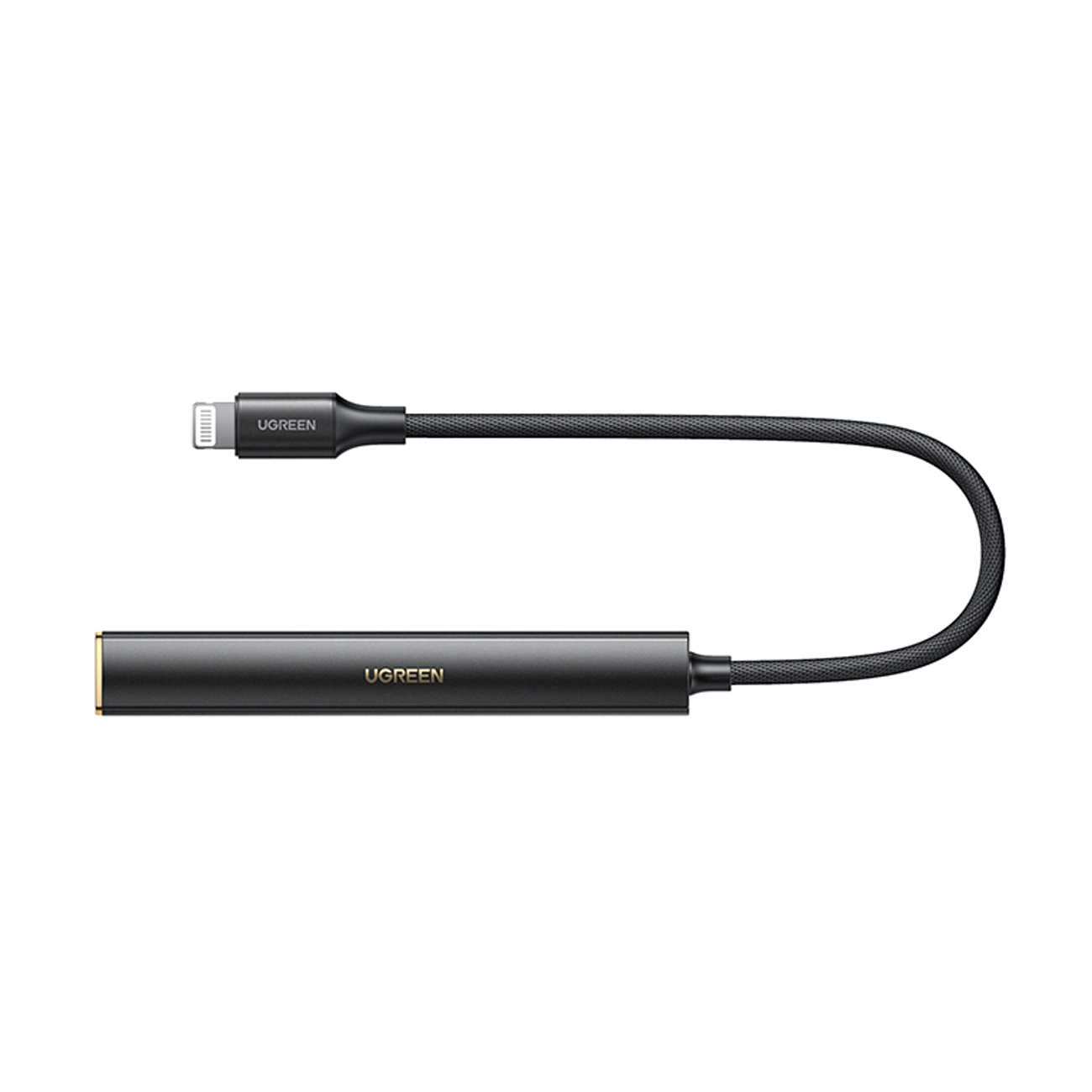 Sluchátkový D/A převodník Ugreen CM545 z USB-C na 3,5mm mini jack - černý