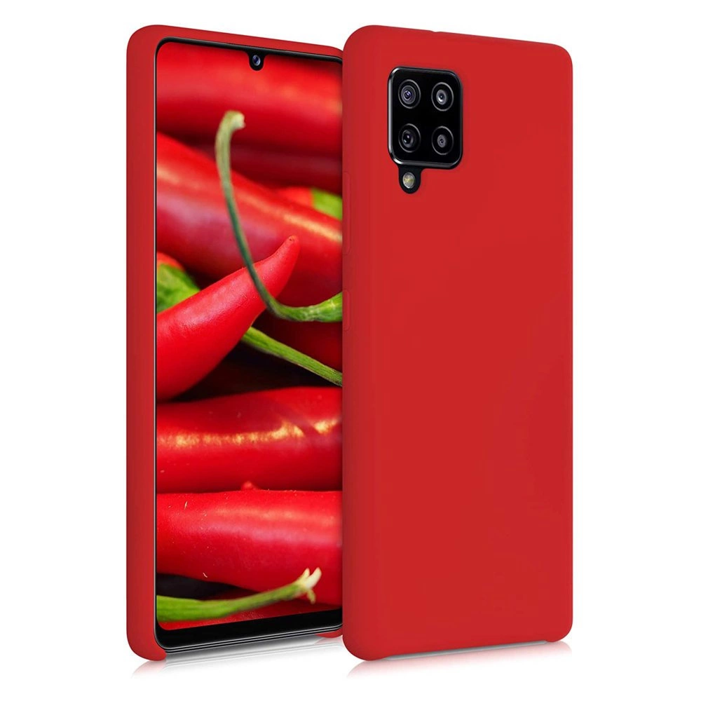 Hurtel Silikonové pouzdro flexibilní silikonové pouzdro Samsung Galaxy A42 5G červené
