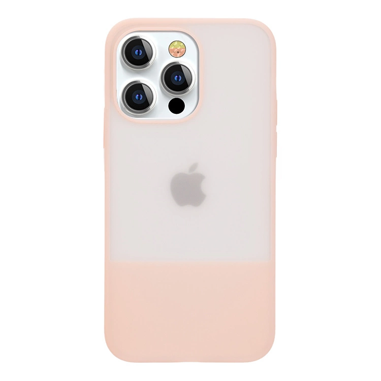 Kingxbar Plain Series kryt pro iPhone 13 silikonová skořepina růžová