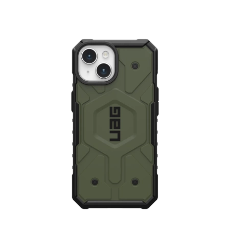 Pouzdro UAG Pathfinder MagSafe pro iPhone 15 - zelené