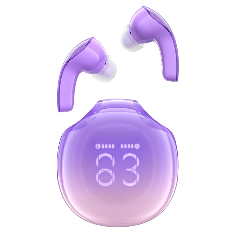 Bezdrátová sluchátka do uší Acefast T9 Bluetooth 5.3 - fialová