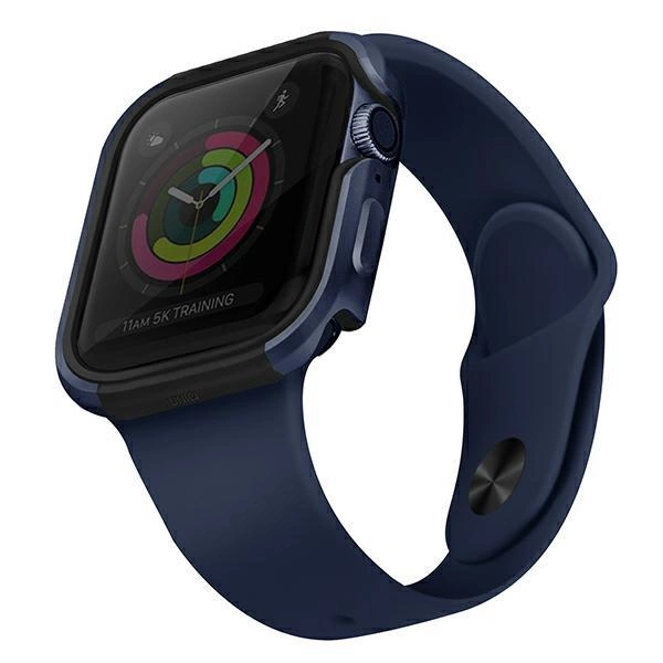 Pouzdro UNIQ Valencia pro Apple Watch 4 / 5 / 6 / SE 40 mm - modré