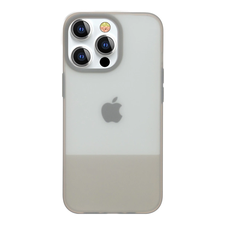 Kingxbar Plain Series pouzdro pro iPhone 13 silikonové pouzdro šedé