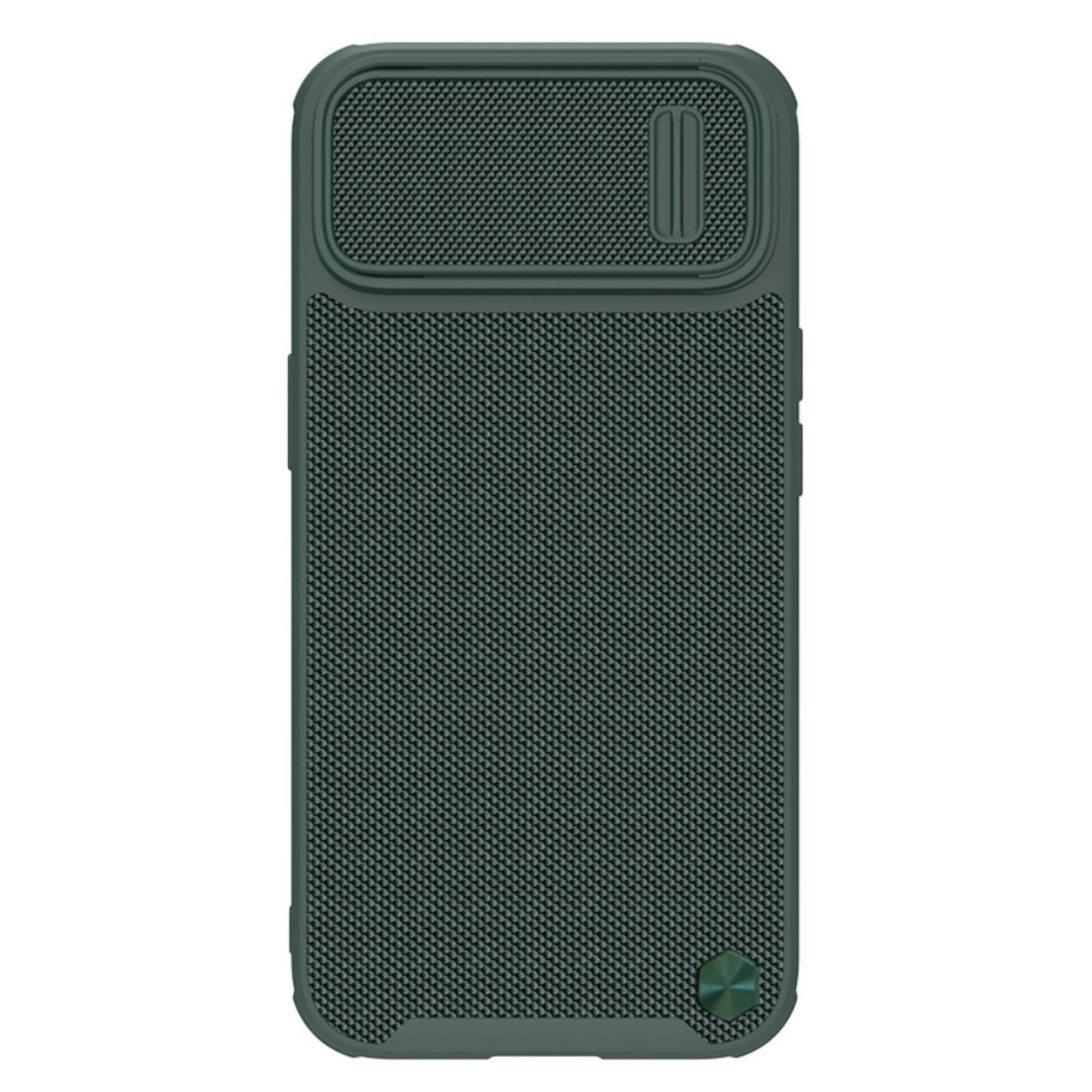 Nillkin Textured S Case iPhone 14 Plus pancéřové pouzdro s krytem fotoaparátu zelené