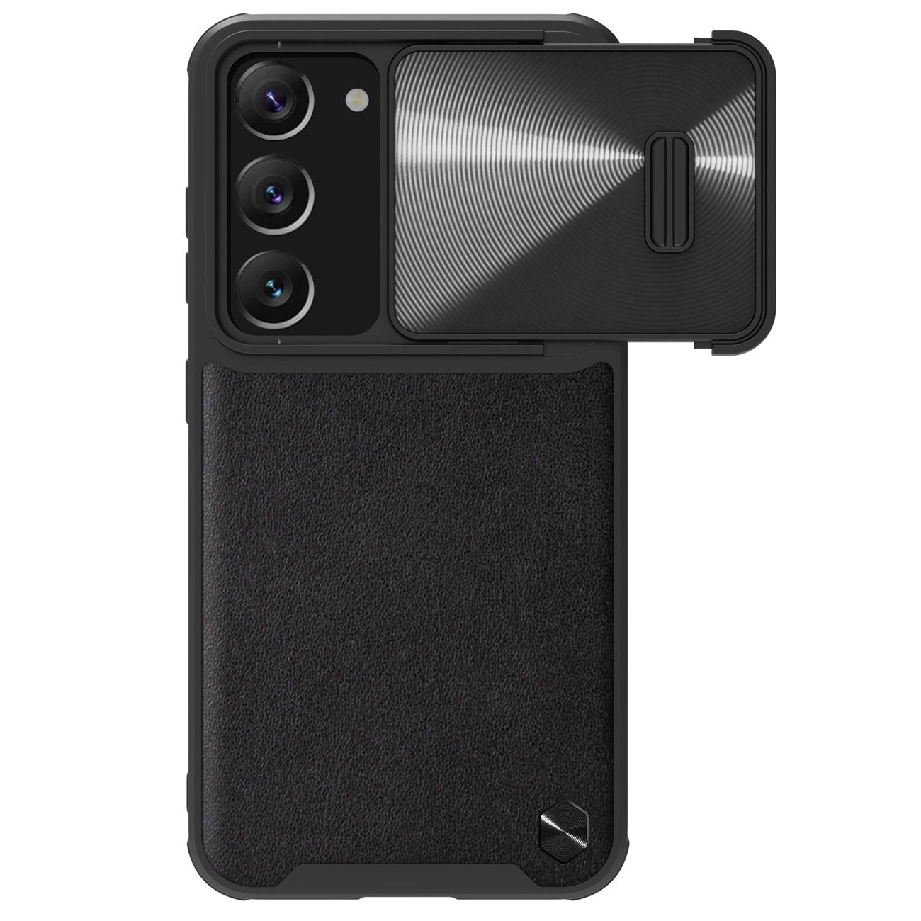 Nillkin CamShield Leather S Case Samsung Galaxy S23+ pouzdro s krytem fotoaparátu černé