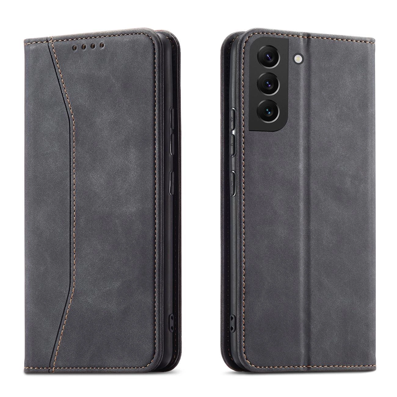 Hurtel Magnet Fancy Case Samsung Galaxy S23+ pouzdro s odklápěcím stojánkem peněženka černá