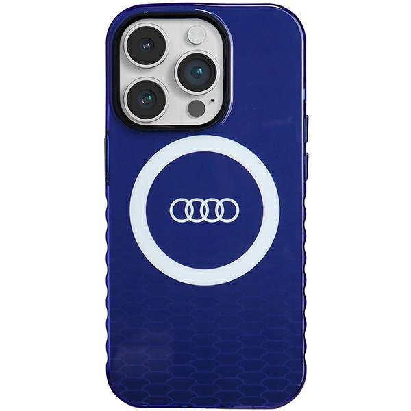 Audi IML Big Logo MagSafe pouzdro pro iPhone 14 Pro - modré