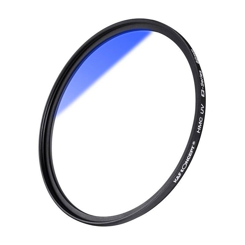 Modrý 37MM UV filtr K&F Concept Classic Series