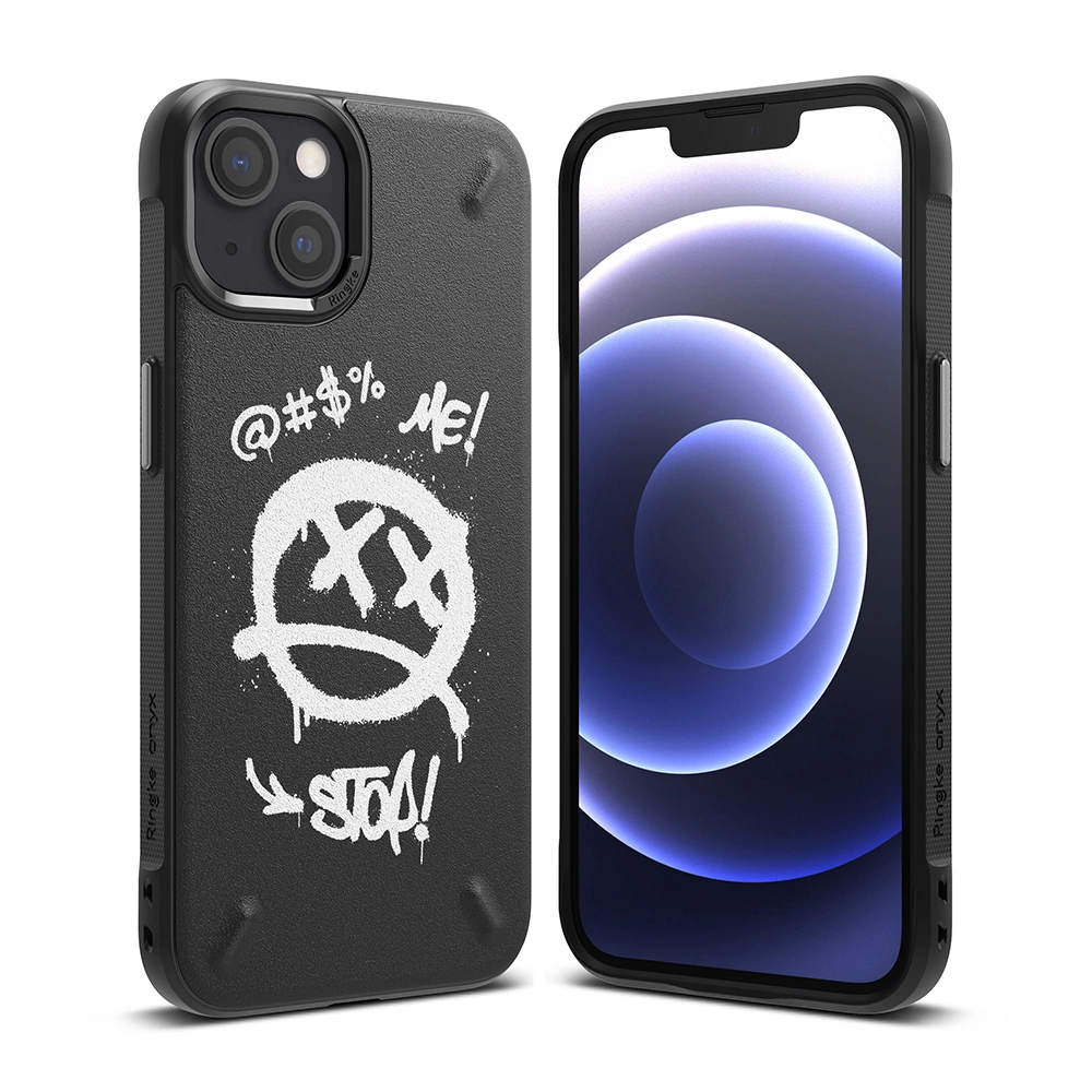 Ringke Onyx Design odolný kryt iPhone 13 mini černý (Graffiti) (OD541E233)