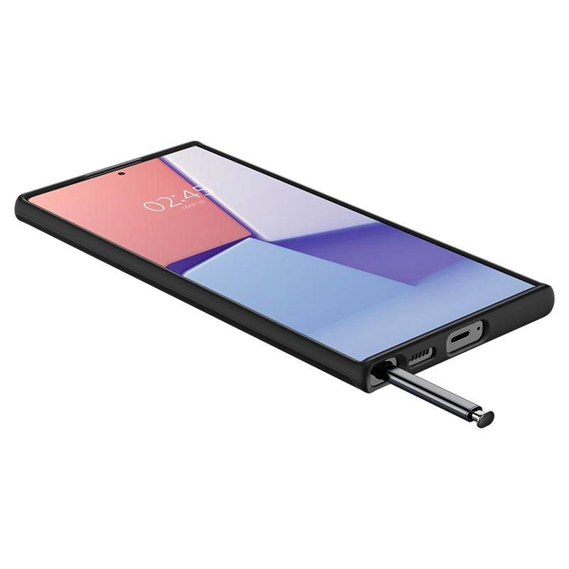 Pouzdro Spigen Thin Fit pro Samsung Galaxy S22 Ultra - černé