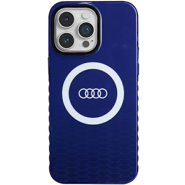 Audi IML Big Logo MagSafe pouzdro pro iPhone 14 Pro Max - modré