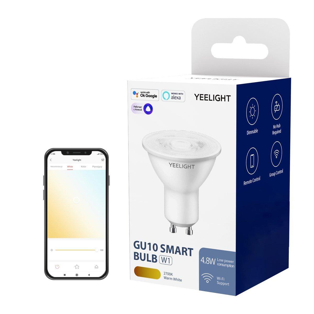 Inteligentní žárovka Yeelight W1 GU10 (stmívatelná) 1ks