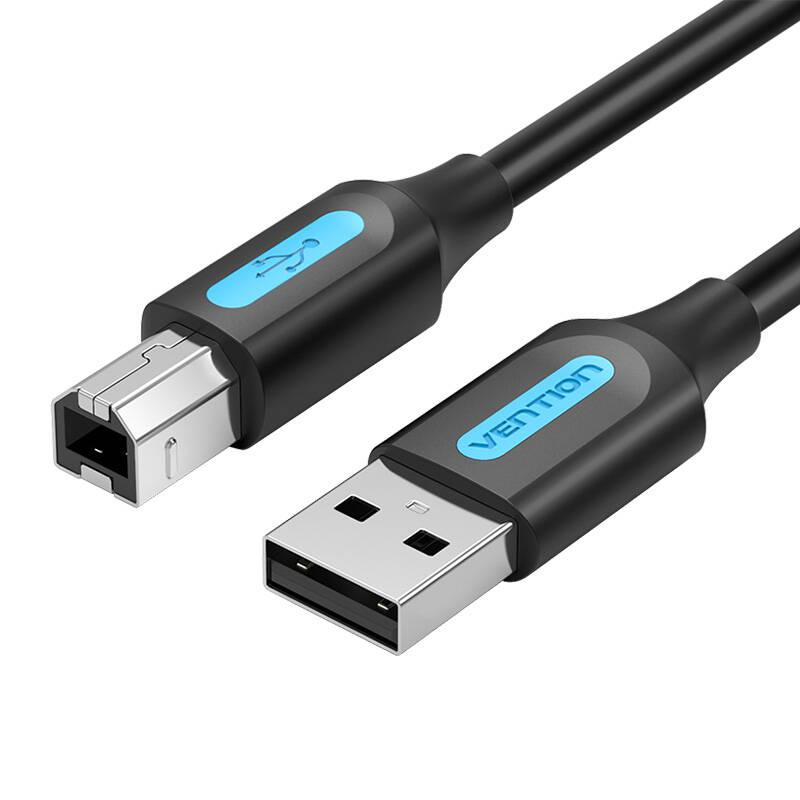 Kabel USB 2.0 A na B Vention COQBD 2m (černý)