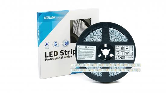 LEDLabs LED pásek PRO 3Y 2835 SMD neutrální bílá, IP20, 9,6W, RA90 600 LED