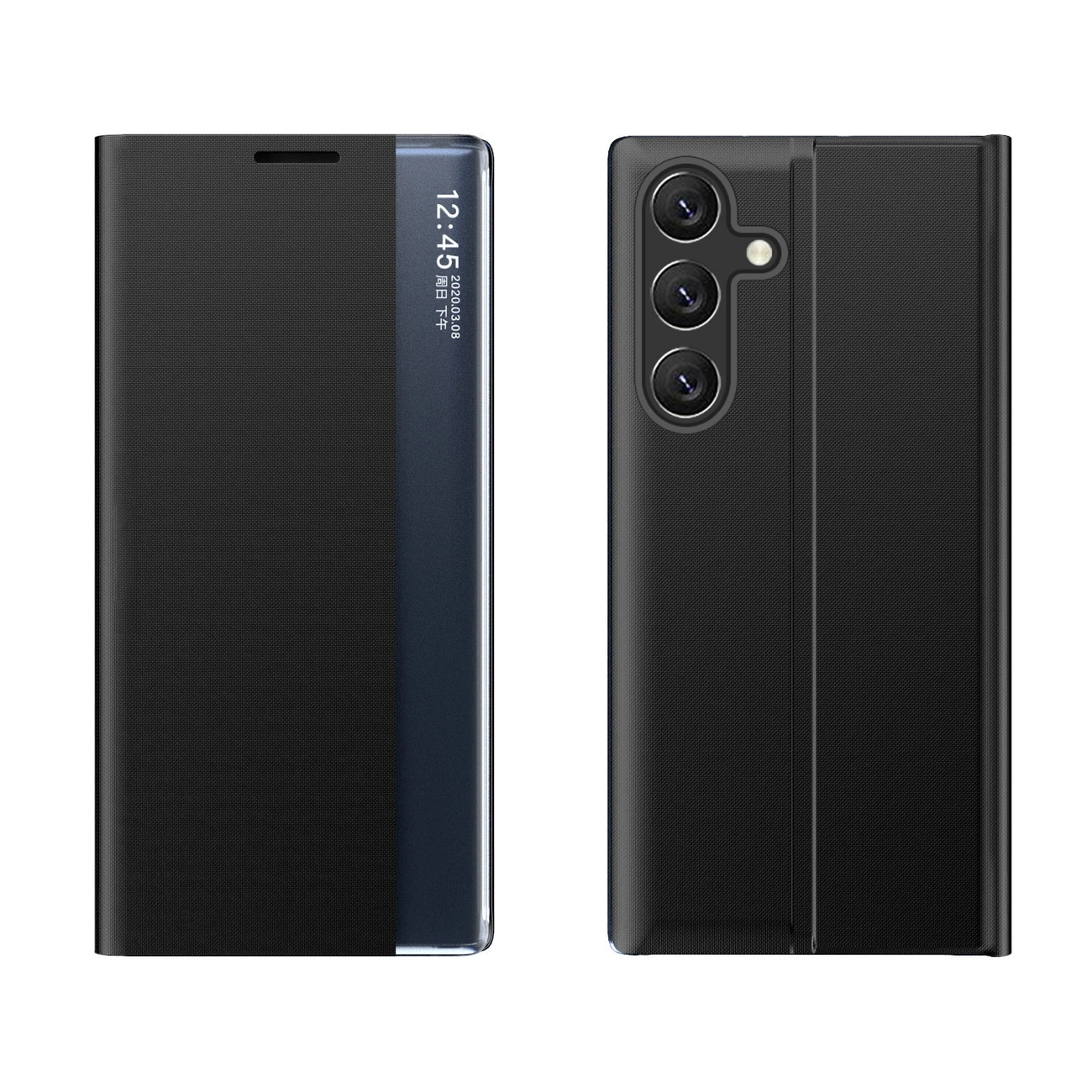 Hurtel Nové pouzdro Sleep Case pro Samsung Galaxy A24 4G flip cover stand black