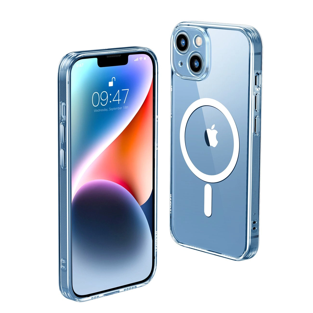 Ugreen LP642 Classy Clear Magnetic Protective Gel Case pro iPhone 14 Plus Transparent (kompatibilní s MagSafe)(90935)