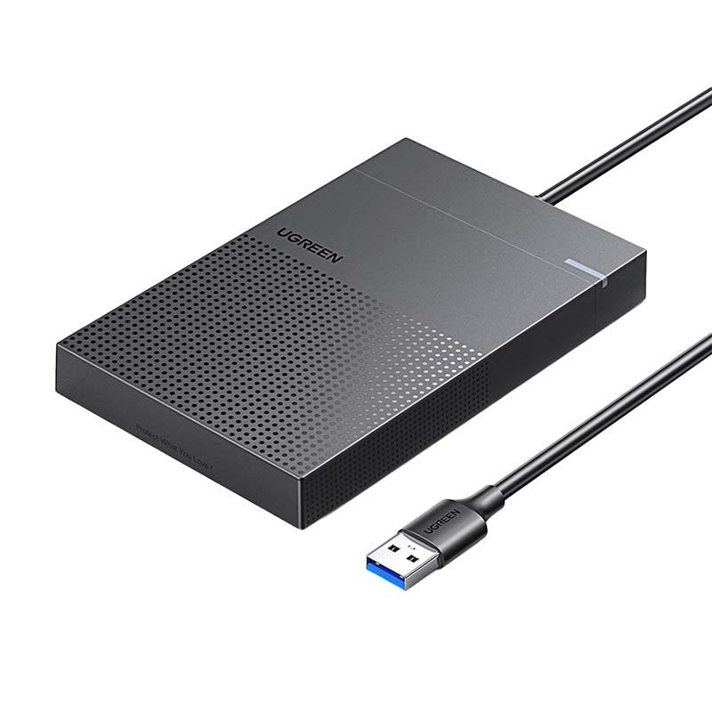 UGREEN CM471 2,5" externí kryt HDD/SSD, USB-A 3.2 Gen 1 5Gb/s (černý)