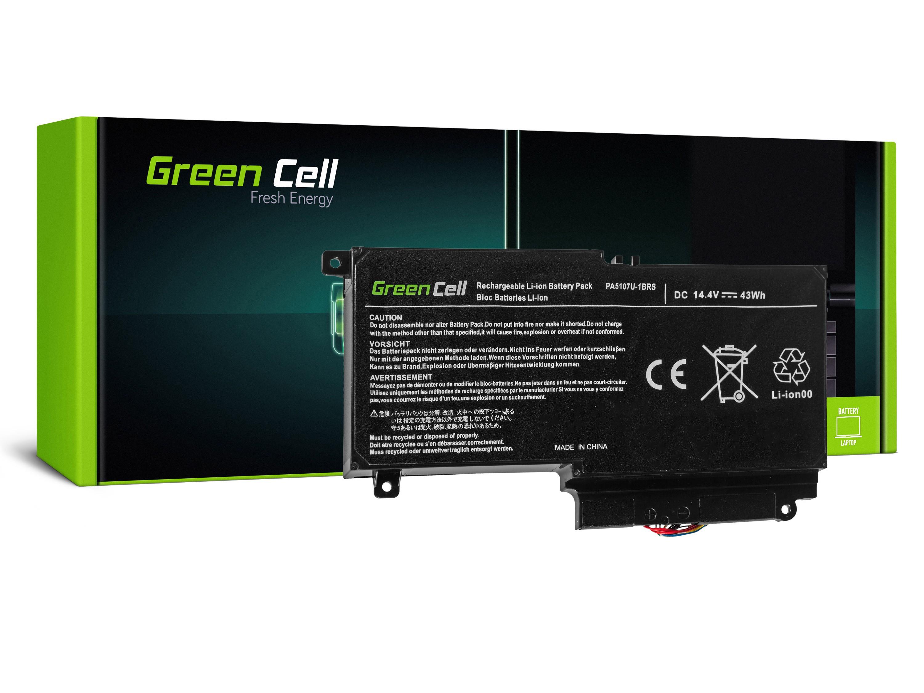 Green Cell Baterie PA5107U-1BRS pro Toshiba Satellite L50-A L50-A-19N L50-A-1EK L50-A-1F8 L50D-A P50-A L50t-A S50-A TS51