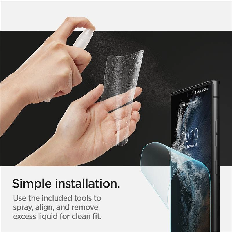 Hydrogelová fólie Spigen Neo Flex pro Samsung Galaxy S22 Ultra - 2 ks.