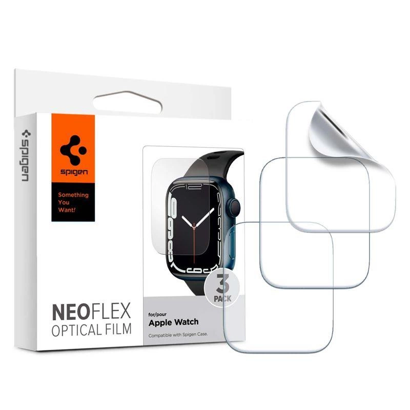 Spigen Neo Flex ochranná fólie pro Apple Watch 4/5/6/7/8/SE (44/45 mm) - 3 ks.
