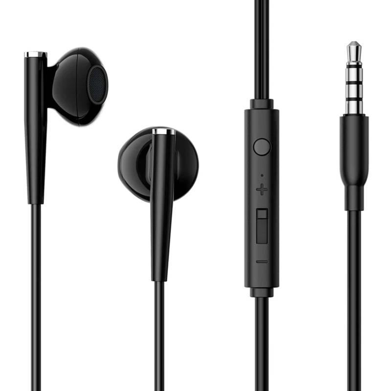 Kabelová sluchátka do uší Joyroom JR-EW04, (černá)