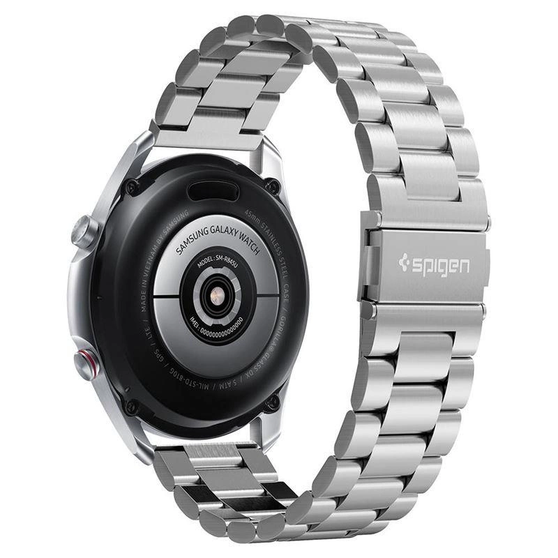 Spigen Modern Fit Band pro Samsung Galaxy Watch 46 mm - stříbrný