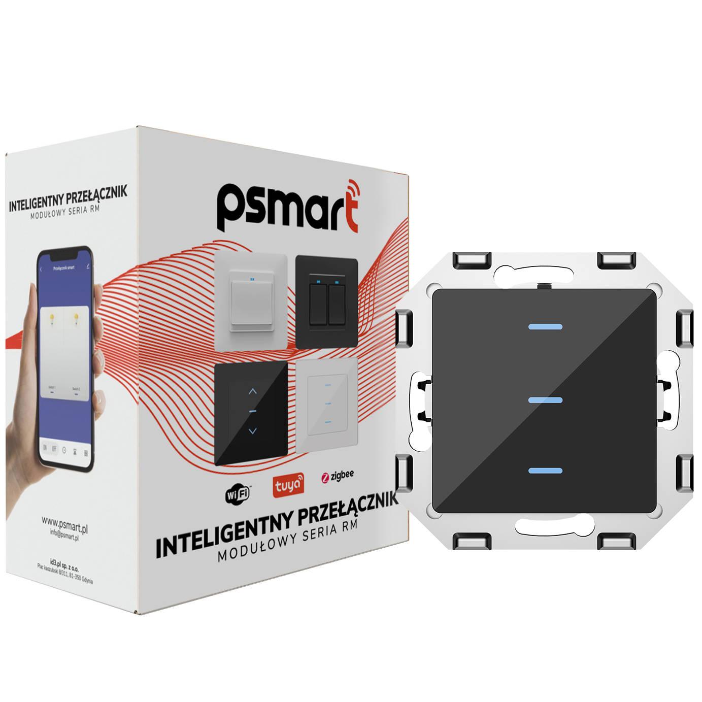PSMART Switch 3 obvodové sklo RM C ZigBee TUYA