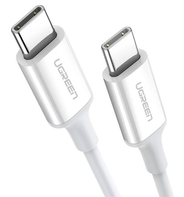 Kabel USB-C na USB-C UGREEN US264, 60W, 1,5 m (bílý)