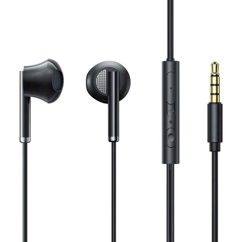 Kabelová sluchátka do uší Joyroom JR-EW07, (černá)