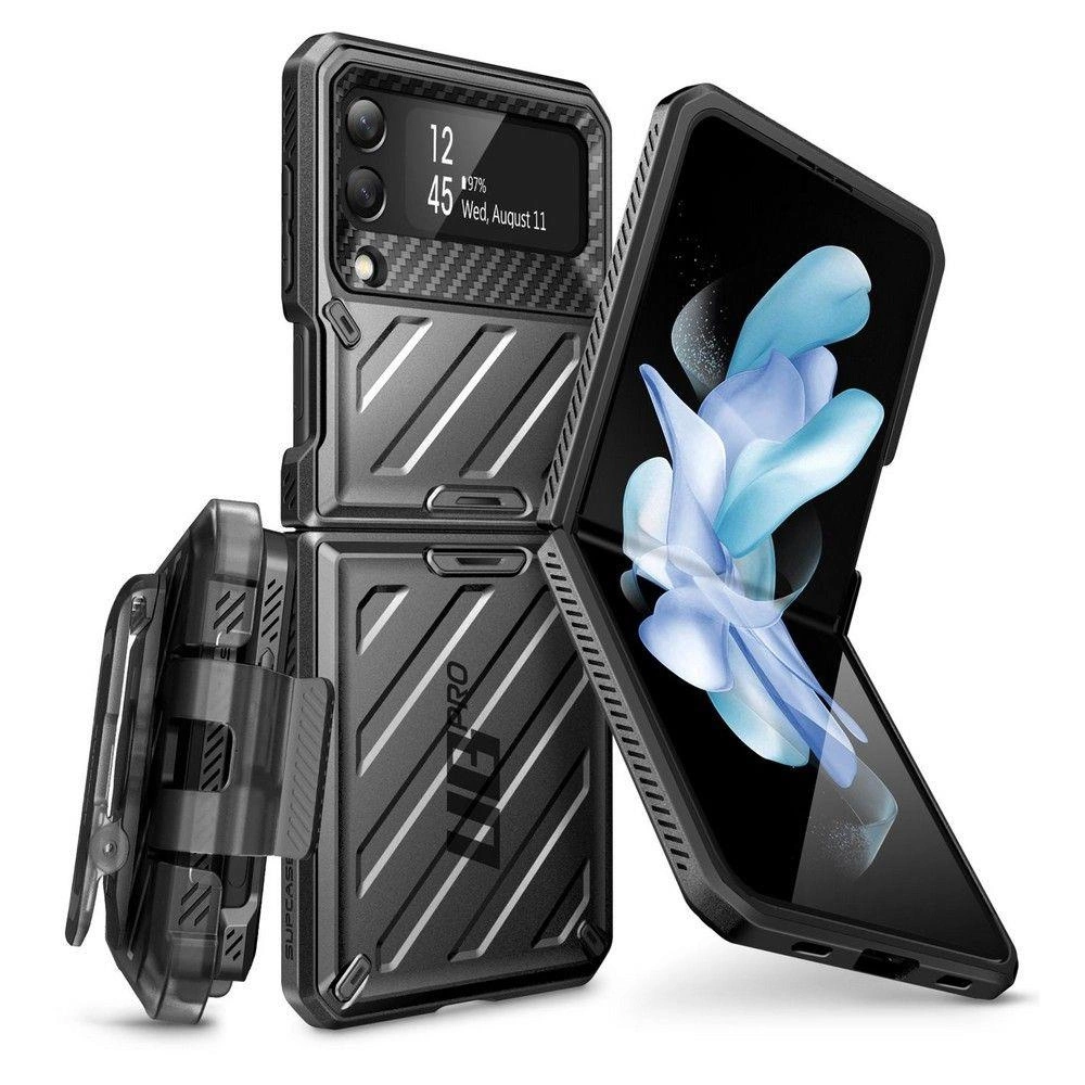 Pouzdro Supcase Unicorn Beetle Pro pro Samsung Galaxy Z Flip 4 - černé