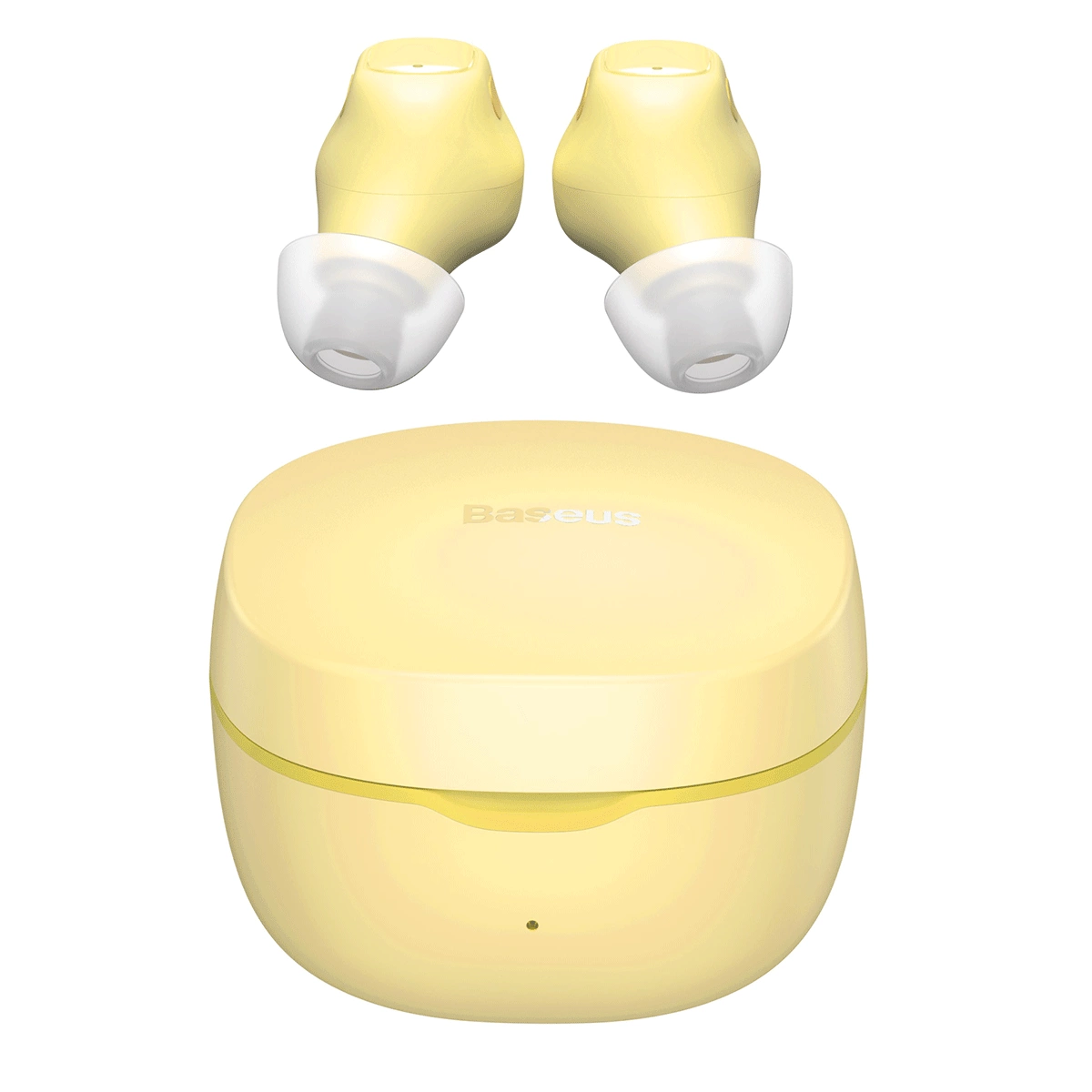 Baseus Encok WM01 TWS bezdrátová dokovací sluchátka Bluetooth 5.3 yellow Upgraded Version (NGTW240011)