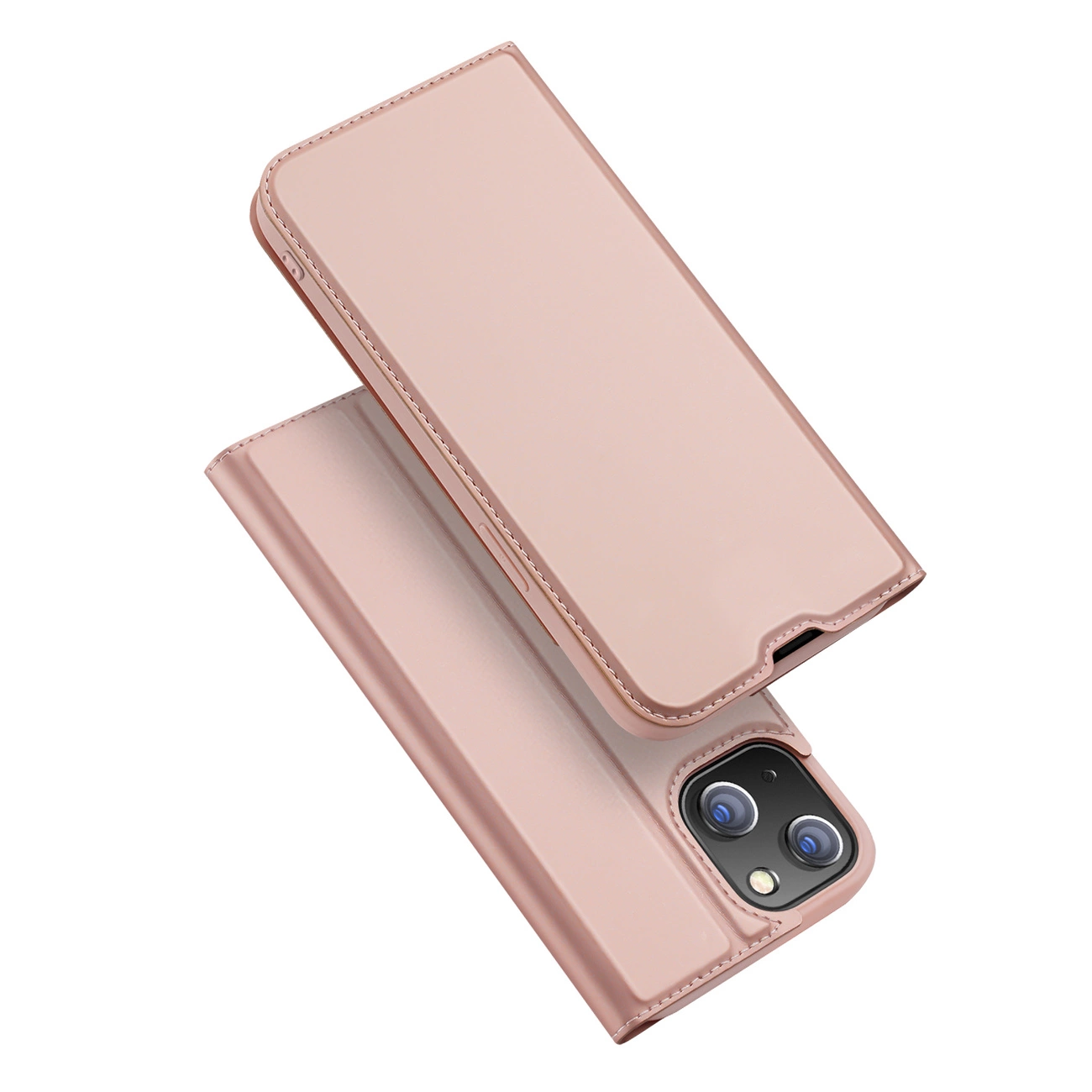 Dux Ducis Skin Pro pouzdro s flipovým krytem iPhone 14 / 13 růžové