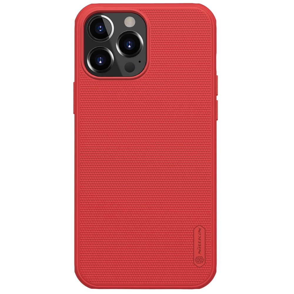 Nillkin Super Frosted Shield Pro odolný kryt iPhone 13 Pro Max červený