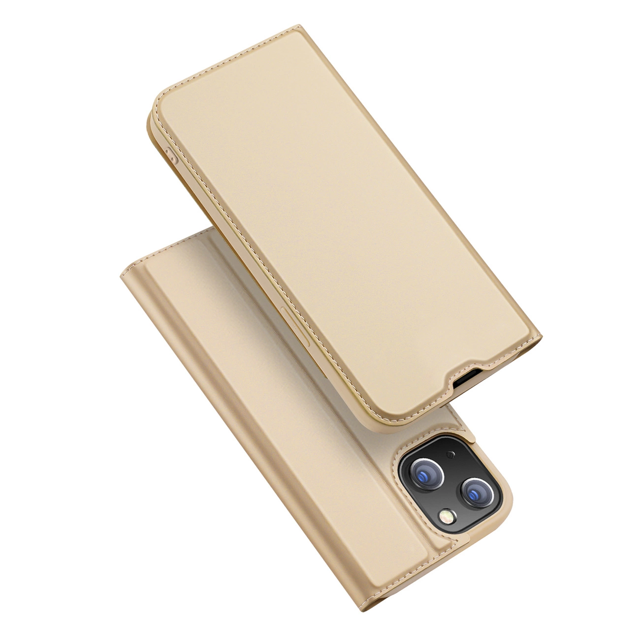 Dux Ducis Skin Pro pouzdro s flipovým krytem iPhone 14 /13 zlaté