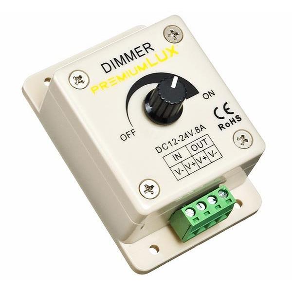 PREMIUMLUX Stmívač pro LED pásky a žárovky 96W, 8A