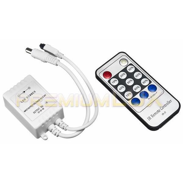 PREMIUMLUX Stmívač pro LED pásky a žárovky, dálkové IR ovládání , 6A 72W