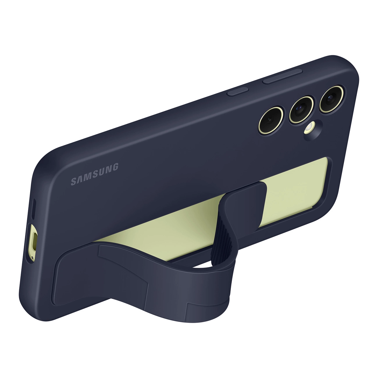 Pouzdro Samsung Standing Grip EF-GA556TBEGWW pro Samsung Galaxy A55 s rukojetí - modré/černé