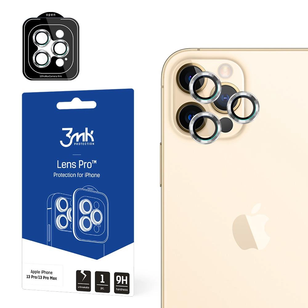 3mk Protection Kryt kamery 3mk Lens Protection Pro pro iPhone 12 Pro Max - stříbrný