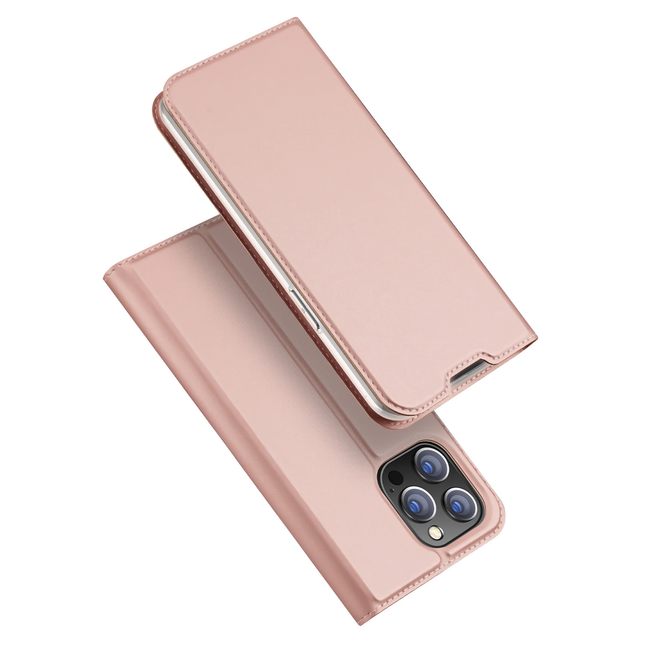 Dux Ducis Skin Pro pouzdro s flipovým krytem iPhone 14 Pro růžové