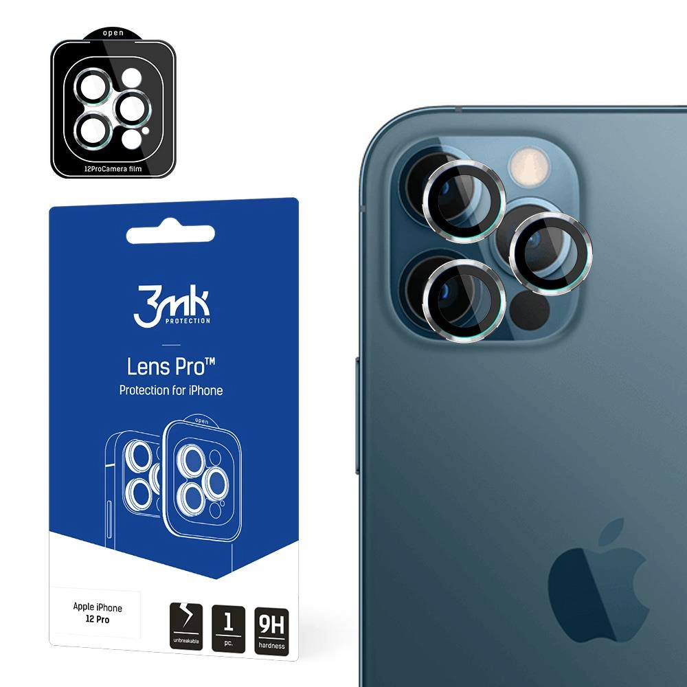 3mk Protection Kryt kamery 3mk Lens Protection Pro pro iPhone 12 Pro - stříbrný