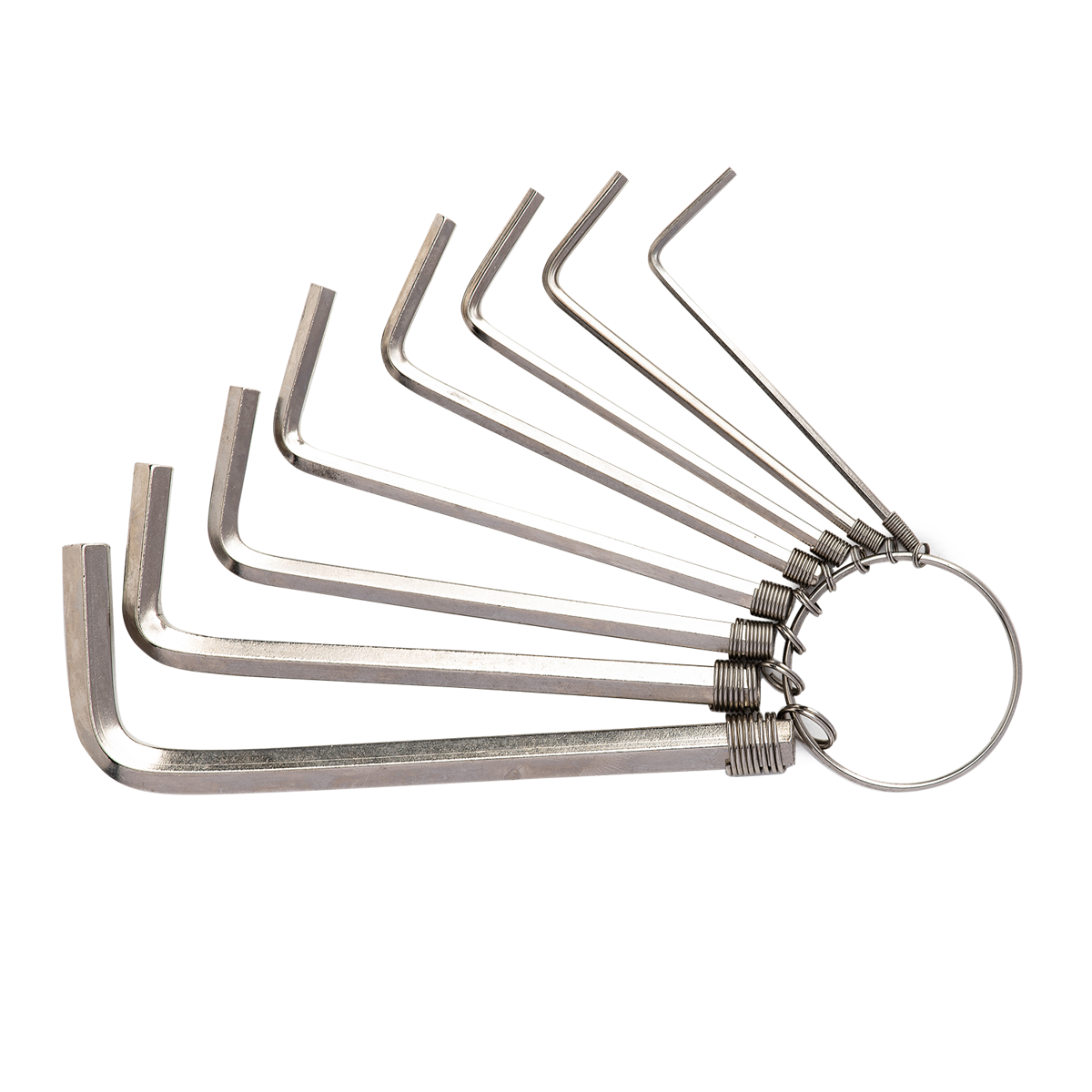 Sada imbusových klíčů Deli Tools EDL3080, 1,5-6 mm (stříbrná)