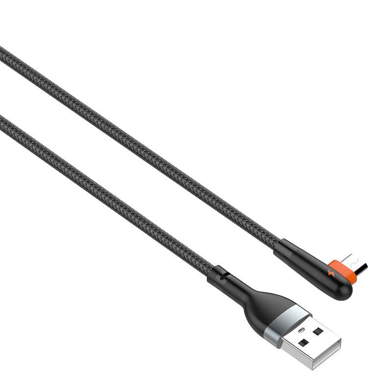 Kabel USB-Micro USB LDNIO LS561, 2,4 A, 1 m (černý)