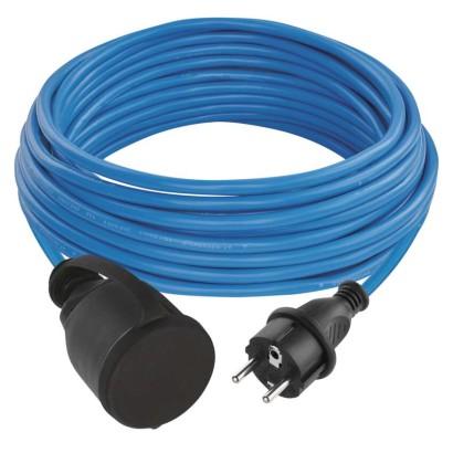 Emos Weatherproof prodlužovací kabel 10 m / 1 zásuvka / černý / silikon / 230 V / 1,5 mm2 P01510W