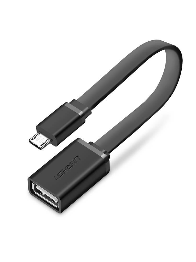 Adaptér OTG Micro USB UGREEN US133 (černý)