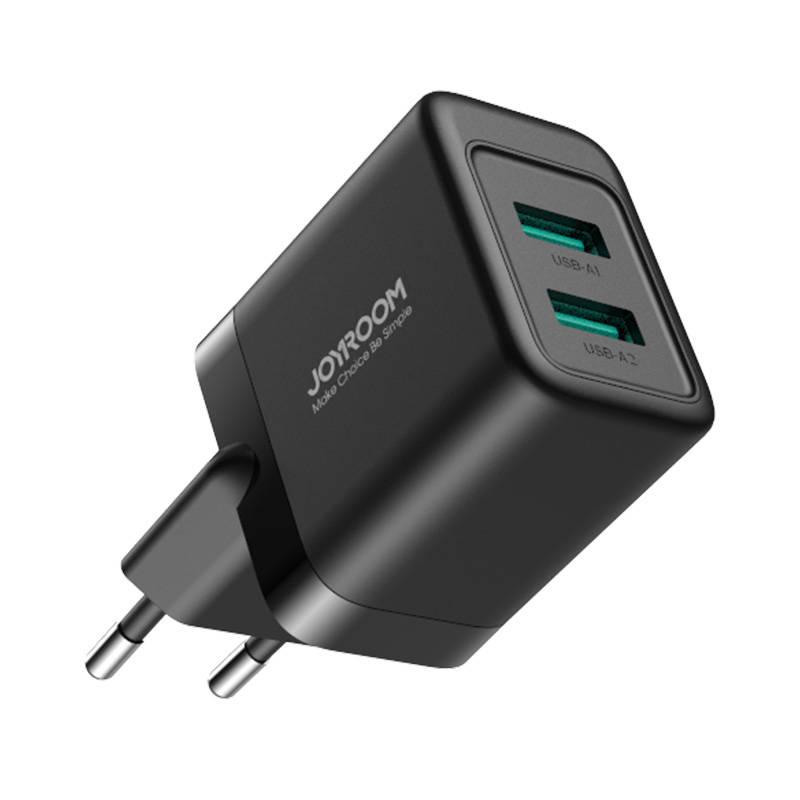 Síťová nabíječka Joyroom JR-TCN01, 2,4 A (EU) 2 USB (černá)